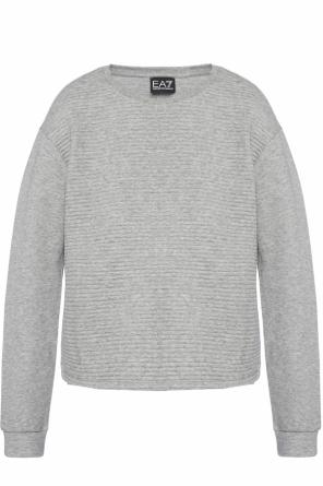 Ribbed sweatshirt with drawstrings, zdjęcie 1 Ribbed sweatshirt with drawstrings od EA7 Emporio Armani